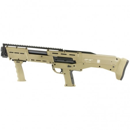 Standard Manufacturing Company DP-12, Pump, 12Gauge, 3" Chamber, 18.875" Double Barrel, 14Rd, Flat Dark Earth Finish DP-12FDE