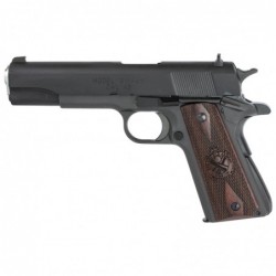 View 1 - Springfield Mil-Spec, 1911, Full Size, 45ACP, 5" Match Grade Barrel, Steel Frame, Parkerized Finish, Cocobolo Grips, 3-Dot Comb