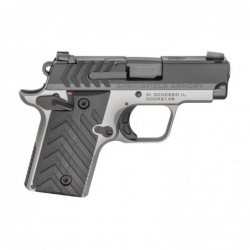 Springfield 911, 1911 Micro Compact, 380ACP, 2.7" Barrel, Alloy Frame, Titanium Cerakote Finish, Black NitrideSlide, 2 Magazine