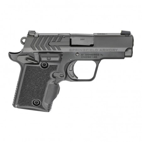 Springfield 911, 1911 Micro Compact, 9MM, 3" Barrel, Alloy Frame, Black Nitride Finish, 2 Magazines, 1-6Rd & 1-7Rd, Viridian Gr