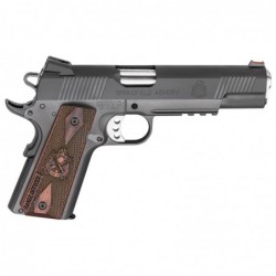 View 1 - Springfield Range Officer, Operator, 1911 Pistol, 45ACP, 5" Match Grade Barrel, Parkerized Finish, Stainless Steel, Cocobolo Gr