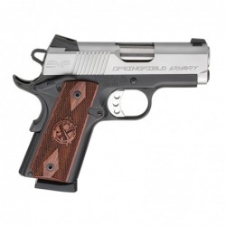 Springfield EMP, 1911 Micro Compact, 9MM, 3" Match Grade Barrel, Alloy Frame, Bi-Tone Finish, Cocobolo Grips, Tritium Night Sig