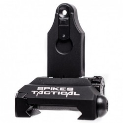 View 1 - Spike's Tactical Rear Folding Micro Sight, Generation 2, Black Finish SAS81R1