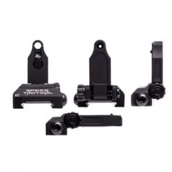 View 2 - Spike's Tactical Rear Folding Micro Sight, Generation 2, Black Finish SAS81R1