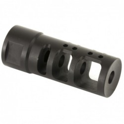 View 2 - Spike's Tactical R2 Muzzle Brake, 556NATO, Black Finish BV1065