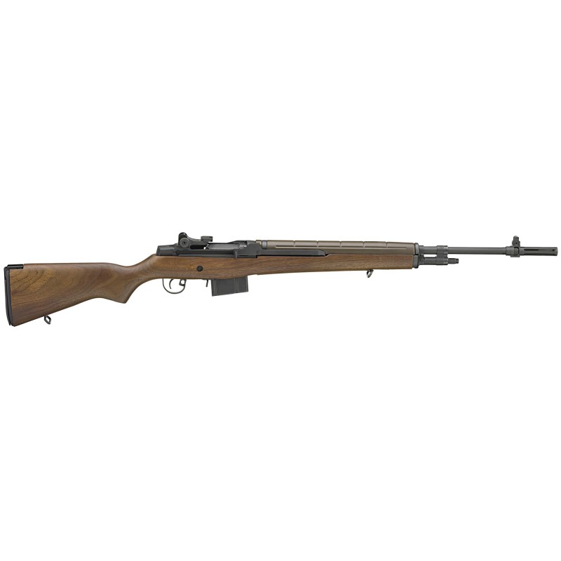 Springfield M1A Standard Loaded, Semi-automatic, 308 Win, 22" Barrel, Blue Finish, Walnut Stock, Adjustable Sights, 10Rd MA9222