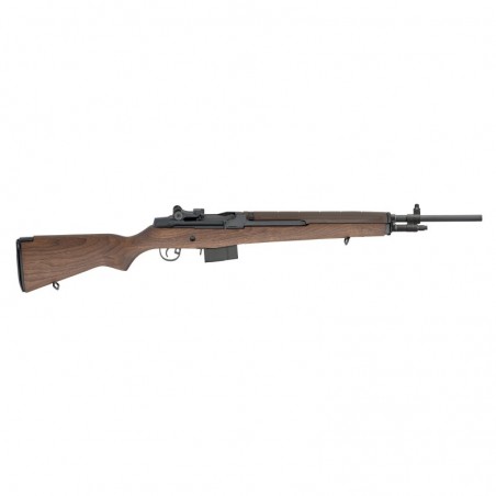 Springfield M1A Standard Loaded, Semi-automatic, 308 Win, 22" Non-Threaded Barrel, Blue Finish, Walnut Stock, Adjustable Sights