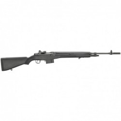 Springfield M1A Standard Loaded, Semi-automatic, 308 Win, 22" Barrel, Blue Finish, Synthetic Stock, Adjustable Sights, 10Rd Cal