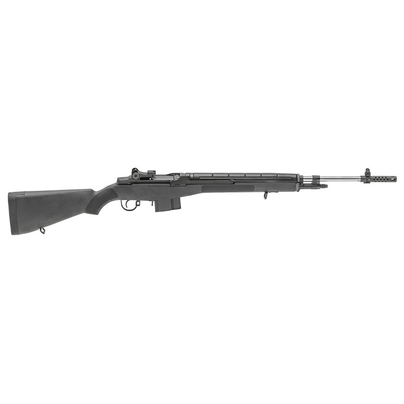 Springfield M1A Standard Loaded, Semi-automatic, 6.5 Creedmoor, 22" Stainless Barrel, Blue Finish, Synthetic Stock, Adjustable