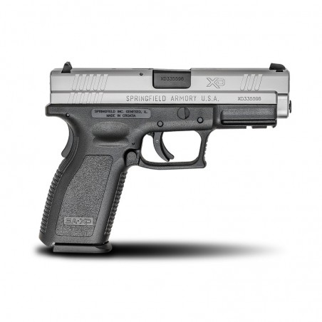 Springfield XD9, Striker Fired, Full Size, 9MM, 4" Barrel, Polymer Frame, Bi-Tone Finish, FixedSights, 10Rd, 2 Magazines XD9301