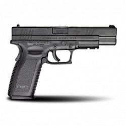 Springfield XD45ACP, Striker Fired, Full Size, 45 ACP, 5" Barrel, Polymer Frame, Matte Finish, Fixed Sights, 10Rd, 2 Magazines