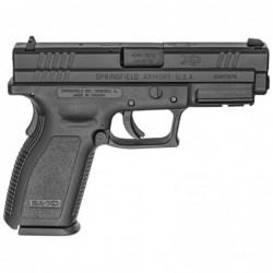 Springfield XD9, Defender Series, Semi-automatic, Striker Fired, Full Size Pistol,  9MM, 4" Barrel, Polymer Frame, Black, 10Rd,