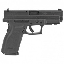 View 2 - Springfield XD9, Defender Series, Striker Fired, Full Size, 9MM, 4" Barrel, Polymer Frame, Black Finish, Fixed Sights, 16Rd, 1