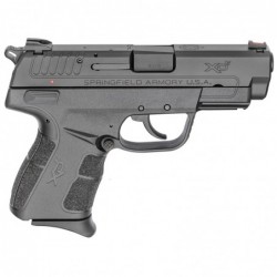 Springfield XDE, Semi-automatic, Double Action/Single Action, Compact, 9MM, 3.8" Barrel, Polymer Frame, Black Finish, 2 Mags, 1