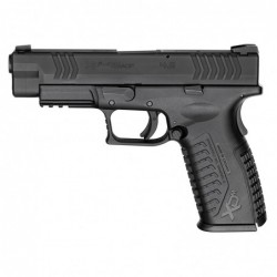 Springfield XDM, Striker Fired, Full Size, 45ACP 4.5" Barrel, Polymer Frame, Black Finish, Fiber Optic Front and Low Profile Co