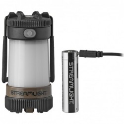 View 1 - Streamlight Siege X USB Lantern, 325 Lumen, 18650 USB Battery & USB Cord, Coyote Brown 44956