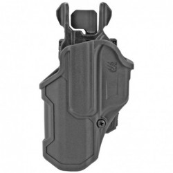 View 1 - BLACKHAWK T-Series, Level 2 Compact, Left Hand, Black, Fits Glock 17, Polymer 410700BKL