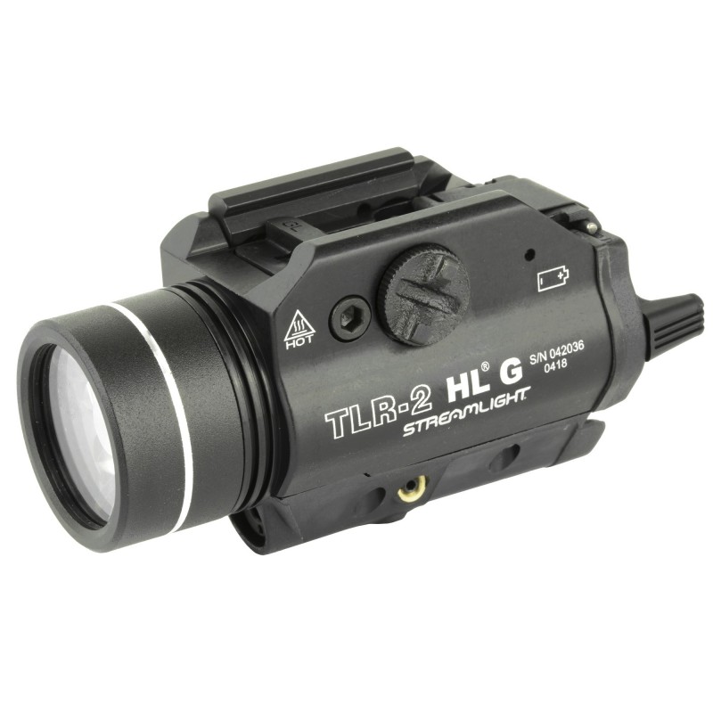 Streamlight TLR-2 HLG Tac Light w/laser, Black Finish, Includes Rail Locating Keys for Glock style, 1913 Picatinny, S&W 99/TSW,