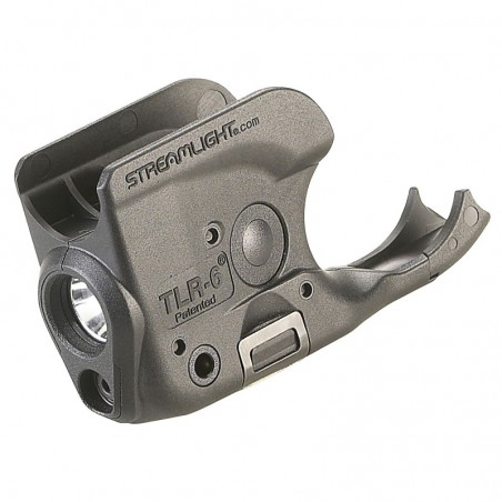 Streamlight TLR-6, Tac Light w/laser, Non-Rail 1911 Handguns, Black, Two 3V CR-1/3 N Lithium Batteries 69279