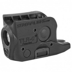 View 1 - Streamlight TLR-6, Weaponlight, Fits GLK 42/43, White LED, 100 Lumens, Includes 2 CR 1/3N Lithium Batteries, Black 69280