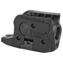 View 2 - Streamlight TLR-6, Weaponlight, Fits GLK 42/43, White LED, 100 Lumens, Includes 2 CR 1/3N Lithium Batteries, Black 69280