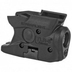 View 2 - Streamlight TLR-6, Weaponlight, Fits S&W M&P Shield, White LED 100 Lumens, Includes 2 CR 1/3N Lithium Batteries, Black 69283