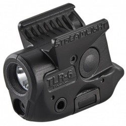 View 1 - Streamlight TLR-6, Tac Light w/laser, Sig P365, White LED and Red Laser, Includes 2 CR 1/3N Lithium Batteries, Black 69284