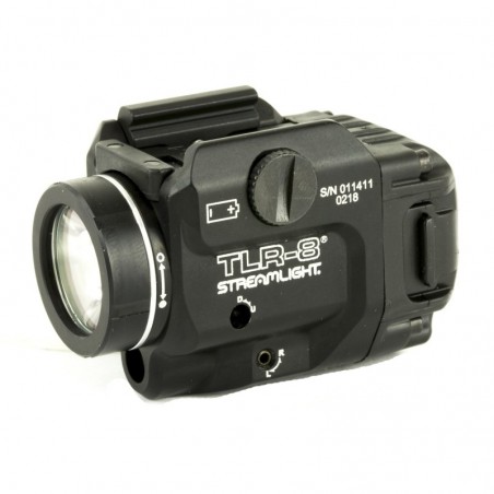 Streamlight TLR-8, Tactical Weapon Light/laser, 500 Lumens, Black Finish 69410