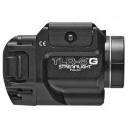 View 2 - Streamlight TLR-8G, Tac Light w/laser, Fits Pistols and Picatinny, 500 Lumen LED/ Green Laser, Black 69430