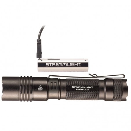 Streamlight ProTac 2L-X USB, Flashlight, 500 Lumens, w/ USB Battery, Black Finish 88083