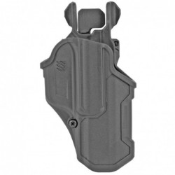 View 1 - BLACKHAWK T-Series, Level 2 Compact, Right Hand, Black, Fits Glock 43/43X, Polymer 410768BKR
