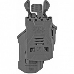 View 2 - BLACKHAWK T-Series, Level 2 Compact, Right Hand, Black, Fits Glock 43/43X, Polymer 410768BKR