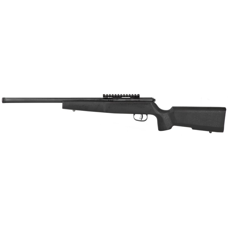 Savage Rascal Target, Bolt Action, 22LR, 16.125" Threaded Barrel, Black Precision Hardwood Stock, Single Shot, AccuTrigger, Rig