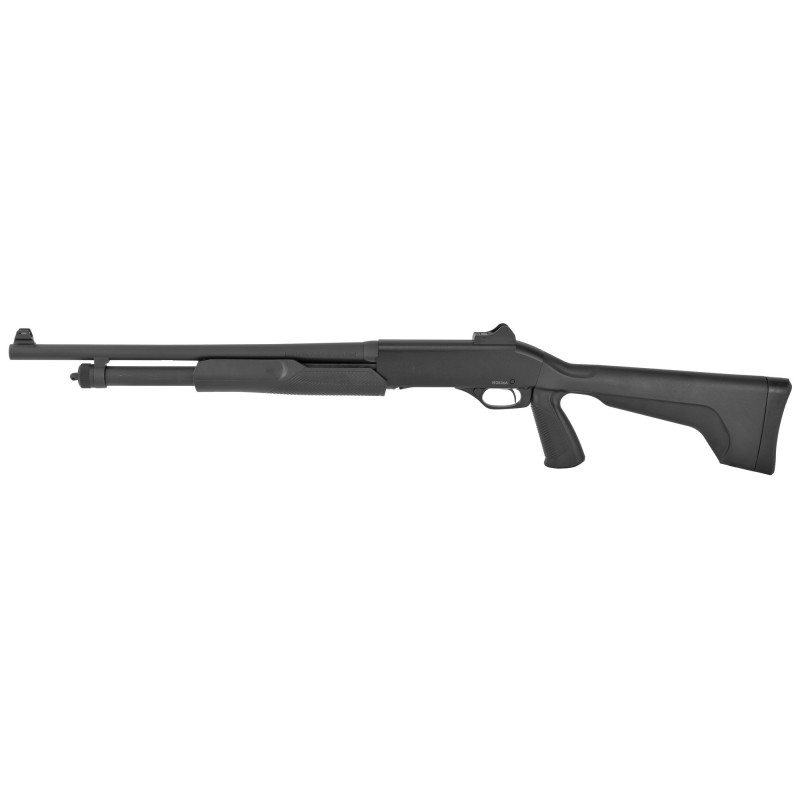 Stevens 320 Stevens, Pump Action Shotgun, 20 Gauge, 3" Chamber, 18.5" Barrel, Black Finish, Pistol Grip with Full Stock, Ghost