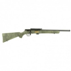 View 2 - Savage Mark II FV-SR, Bolt Action, 22LR, 16.5"Barrel, 1:16 Twist, Green/Alligator Finish, Synthetic Stock,5Rd, Right Hand, Thre