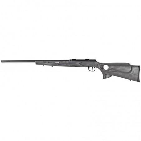 Savage A17, Target Thumbhole, Semi-automatic, 17HMR, 22" Barrel, Black Finish, Laminate Thumbhole Stock, AccuTrigger, Right Han