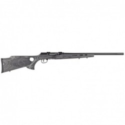 View 2 - Savage A17, Target Thumbhole, Semi-automatic, 17HMR, 22" Barrel, Black Finish, Laminate Thumbhole Stock, AccuTrigger, Right Han