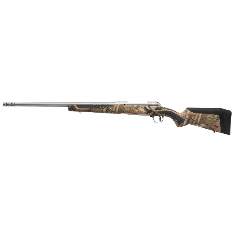 Savage 110, Bear Hunter, Bolt, Long Action, 338 Winchester, 23" Stainless Barrel, Mossy Oak Breakup Finish, Synthetic Stock, Ri