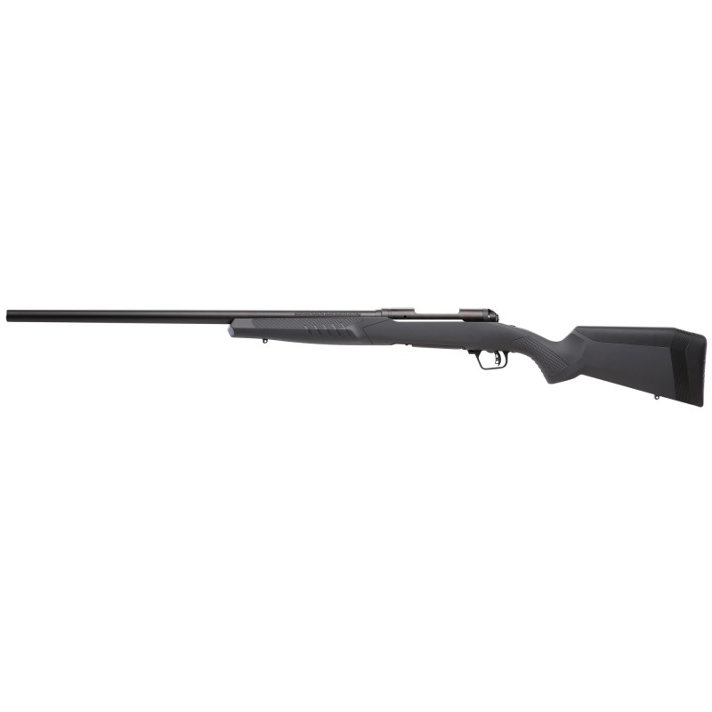 Savage 110, Varmint, Bolt, Short Action, 22-250 Remington, 26" Barrel, Black Finish, Gray Synthetic Stock, Right Hand, 1 Mag, 4