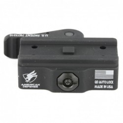 American Defense Mfg. Mount, Fits Aimpoint Micro T-1, Quick Release, Low, Black AD-T1-L