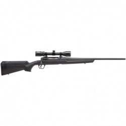 View 2 - Savage Axis II XP, Combo, Bolt, 22-250 Remington, 22" Barrel, Black Finish, Synthetic Stock, Right Hand, Bushnell Banner 3-9x40