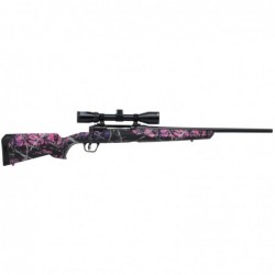 View 2 - Savage Axis II XP, Youth, Muddy Girl Compact, Bolt, Short Action, 243 Winchester, 20" Barrel, Muddy Girl Camo Finish, Synthetic