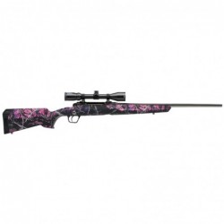 Savage Axis, Muddy Girl, Bolt, 243 Win, 20", Black, Synthetic, Right Hand, 4Rd 57272