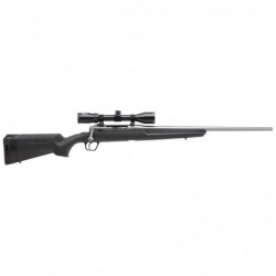 Savage Axis, Bolt, 308 Win, 762NATO, 22", Stainless, Synthetic, Right Hand, w/3-9X40 Scope, 4Rd 57291