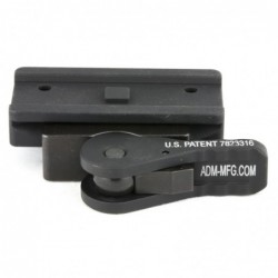 View 2 - American Defense Mfg. Mount, Fits Aimpoint Micro T-1, Quick Release, Low, Black AD-T1-L
