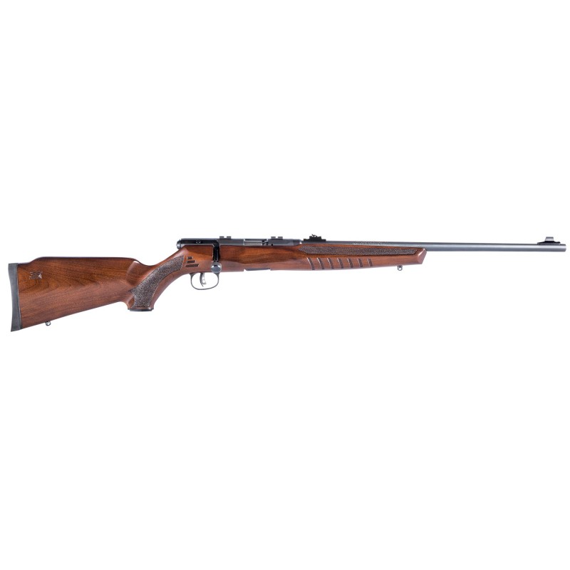 Savage B17, G, Bolt, 17HMR, 21" Barrel, Fixed Front Sight, Adjustable Rear Sight, Black Finish, Wood Stock, Right Hand, 1 Mag,