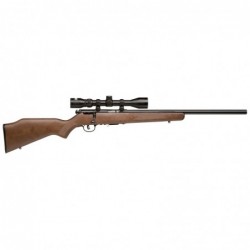 View 1 - Savage 93R17GV, Bolt Action, 17HMR, 21", Heavy Blue Finish Barrel, Wood Stock, 5Rd, AccuTrigger, With 3x9 Scope, Right Hand 962