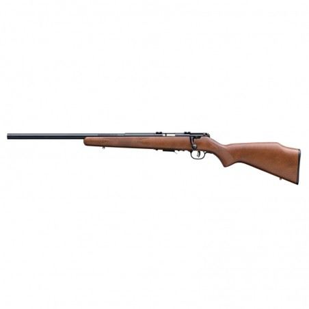 Savage 93R17GLV, Bolt Action Rifle, 17HMR, 21" Barrel, Heavy Barrel, Blue Finish, Wood Stock, 5Rd, AccuTrigger, Left Hand 96717