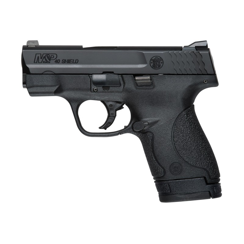 Smith & Wesson M&P Shield, Semi-automatic, Striker Fired, Compact, 3.1" Barrel, 40S&W, Polymer Frame, Black Finish, 3 Dot Sight