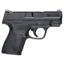 View 2 - Smith & Wesson M&P Shield, Striker Fired, Compact Pistol, 9MM, 3.1" Barrel, Polymer Frame, Black Finish, 7 & 8Rd, 2 Mags, No Th